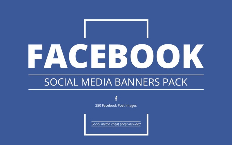 250 modelli di social media per pacchetti di banner di Facebook