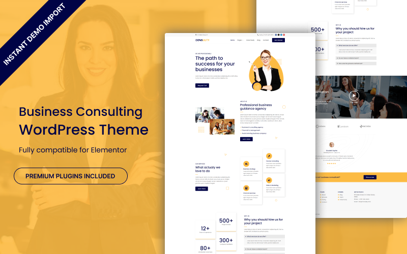 Consulity - Tema WordPress de Consultoria de Negócios