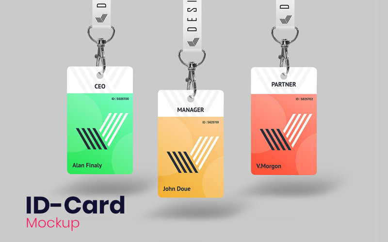 Mockup voor ID-kaartproducten