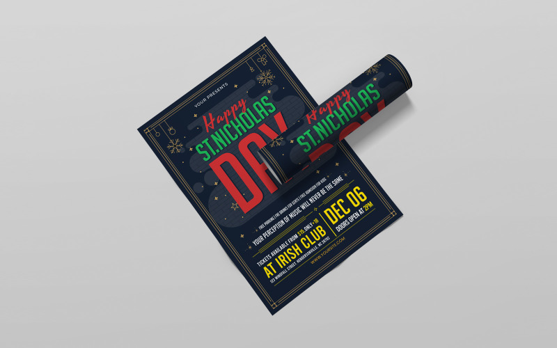 Download Фирменный стиль "Saint Nicholas Day - Corporate Identity Template" / Saint Nicholas Day - Corporate Identity Template - Фирменный стиль на тему графика flyer,template,print,templates,december,festival,holiday,promotion,celebration,offers,online,shopping,shop,promotions,saint,nicholas,day
