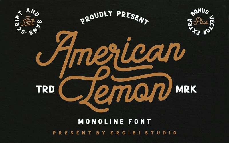 American Lemon Duo Premium Yazı Tipi