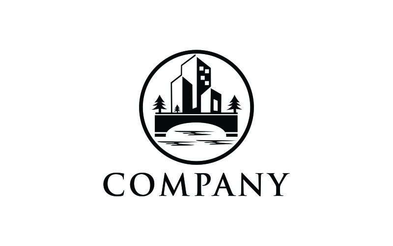 Download Шаблон логотипа "City Logo Template" / City Logo Template - Шаблон логотипа на тему графика city,urban,cityscape,skyline,skyscraper,building,town,downtown,architecture,business,vector,illustration,view,tower,graphic,buildings,exterior,house,home,metropolis