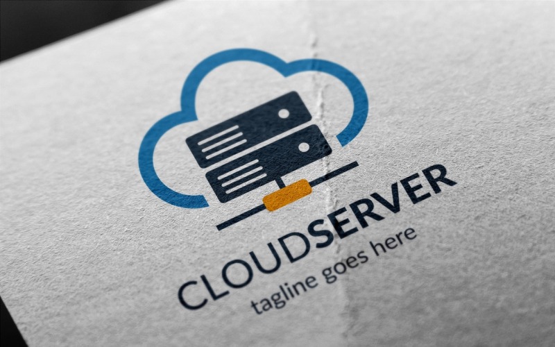 Cloud Server logó sablon