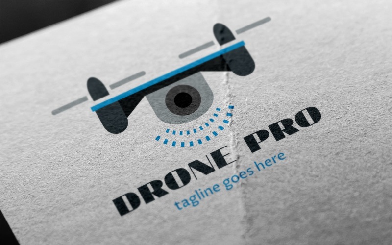 Drone Pro Logo Template #122946 - TemplateMonster