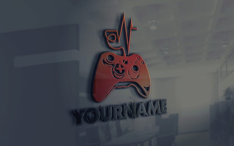 Download Шаблон логотипа "Game Logo Template" / Game Logo Template - Шаблон логотипа на тему графика logo,logos,template,game,design,esports,templates,fonts,business,creative,interactive,games