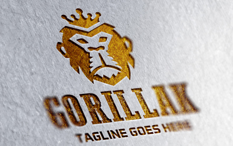 Download Шаблон логотипа "Gorillak Logo Template" / Gorillak Logo Template - Шаблон логотипа на тему графика animal,big,boss,business,businessman,fashion,finances,financial,gorilla,head,mascot,monkey,monkey logo,pixel,power,professional,studio