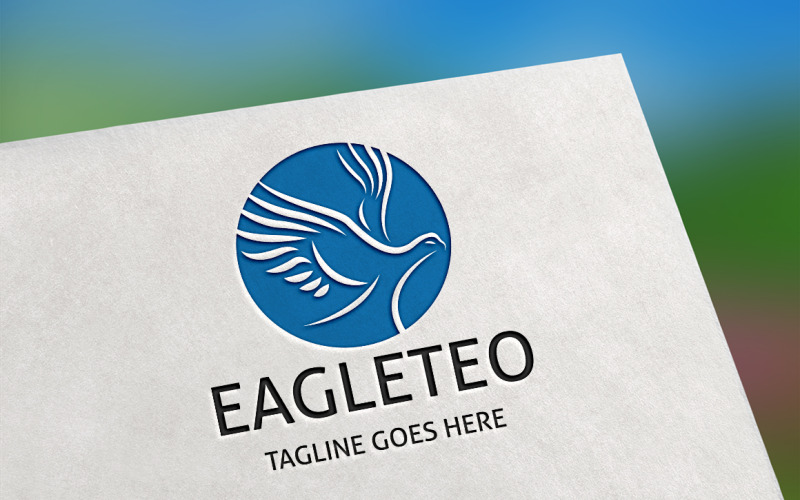 Modello di logo Eagleteo