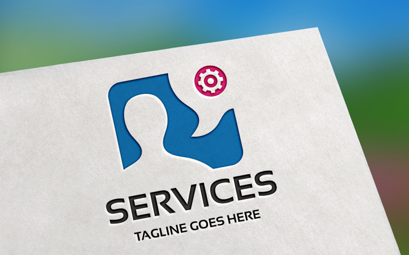 Modelo de logotipo de serviços