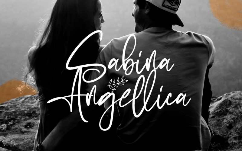 Sabina Angellica - Police cursive moderne