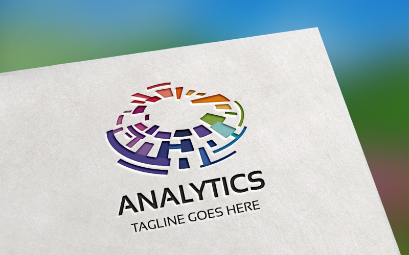 Шаблон логотипа Google Analytics