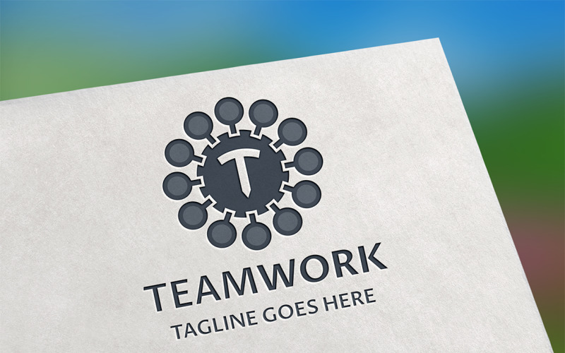 Download Шаблон логотипа "TeamWork (T Letter) Logo Template" / TeamWork (T Letter) Logo Template - Шаблон логотипа на тему графика global,connection,internet,network,link,technology,web,connect,letter t,modern,wireless,social,tech,software,globe,circle,sphere,networking,t letter,team
