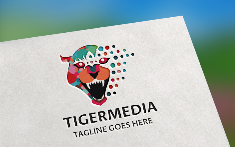 Download Шаблон логотипа "Tiger Media Logo Template" / Tiger Media Logo Template - Шаблон логотипа на тему графика animals,brand,business,cat,company,elegant,gym,logo,mark,media,minimal,power,strong,tiger,tiger logo,unique,web
