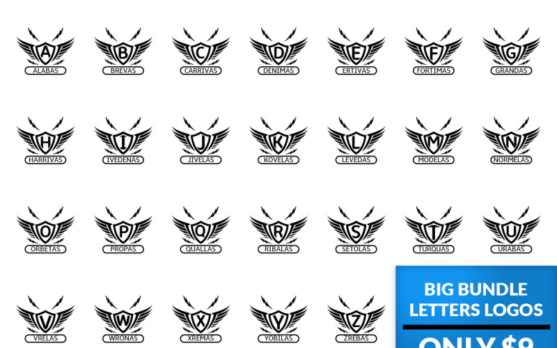Velký balík dopisů Logo šablona