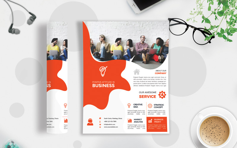 Download Фирменный стиль "Business Flyer Vol-239 - Corporate Identity Template" / Business Flyer Vol-239 - Corporate Identity Template - Фирменный стиль на тему графика advertisement,agency flyer,agency publisher,business,clean design,corporate flyer,creative flyer,flyer template,illustrator flyer,marketing,multipurpose flyer,new company ad,orange,promotion 