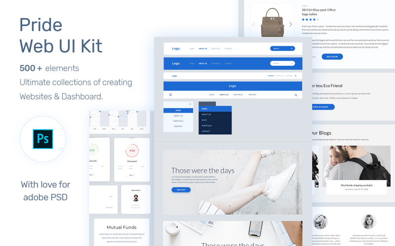 Kit d'interface utilisateur Web Pride