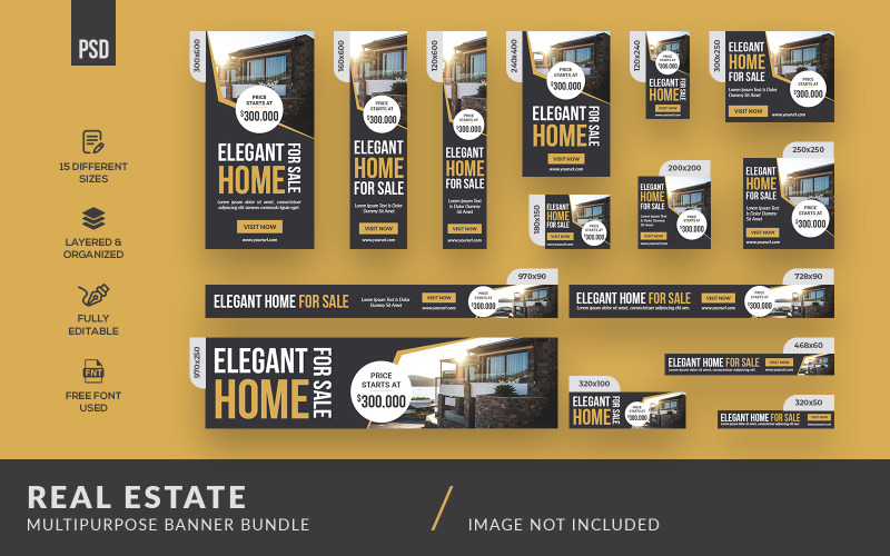 Download Фирменный стиль "Real Estate Multipurpose Banner Bundle - Corporate Identity Template" / Real Estate Multipurpose Banner Bundle - Corporate Identity Template - Фирменный стиль на тему графика business,real estate,city,graphic,office,house,industry,construction,home,industrial,architecture,modern,template,multipurpose,cover,banner,page,bundle,social media,advertising