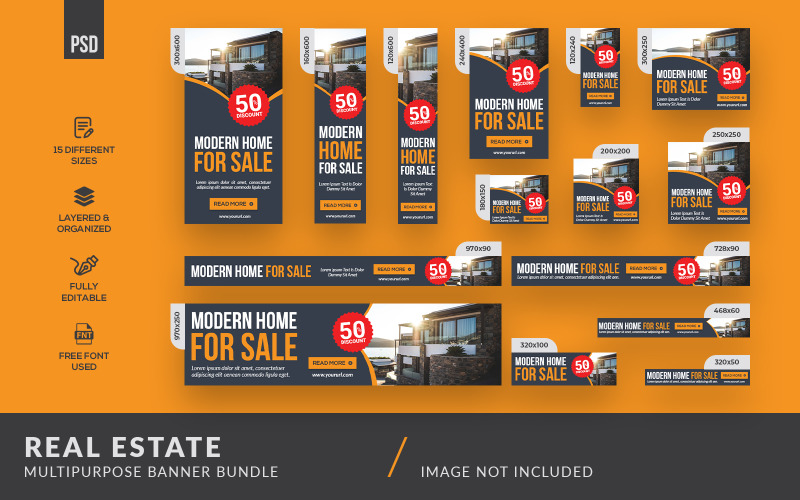Download Фирменный стиль "Real Estate Multipurpose Banner Bundle - Corporate Identity Template" / Real Estate Multipurpose Banner Bundle - Corporate Identity Template - Фирменный стиль на тему графика business,real estate,city,graphic,office,house,industry,construction,home,industrial,architecture,modern,template,multipurpose,cover,banner,page,bundle,social media,advertising