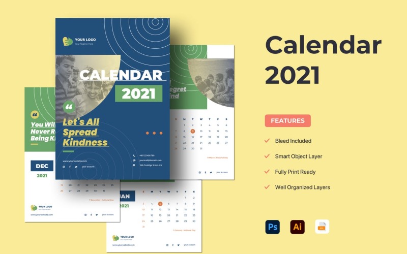 Takvim 2021 Planlayıcısı