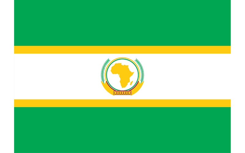 Bandera de la Unión Africana - Ilustración