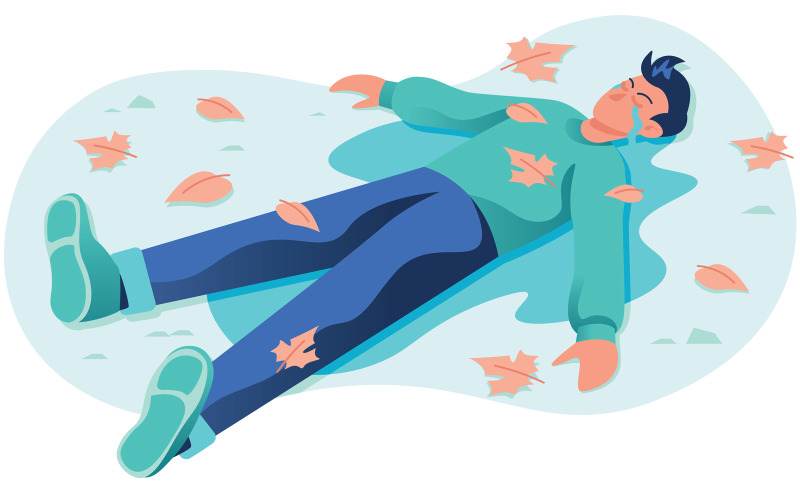 Download Иллюстрация "Crying Man on White - Illustration" / Crying Man on White - Illustration - Иллюстрация на тему графика cry,crying,depression,sadness,concept,sad,blue,frustration,emotion,mood,depressed,miserable,despair,worry,worried,grief,guilt,sullen,low,anxiety