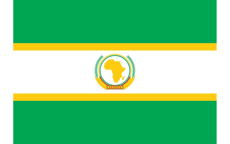 Drapeau de l'Union africaine - Illustration