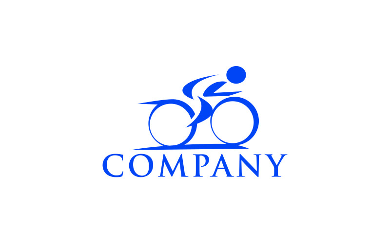 Download Шаблон логотипа "Cycling Logo Template" / Cycling Logo Template - Шаблон логотипа на тему графика bike,bicycle,sport,cycle,cyclist,race,fitness,road,adventure,exercise,woman,man,biking,speed,active,people,fit,cycling,triathlon,biker