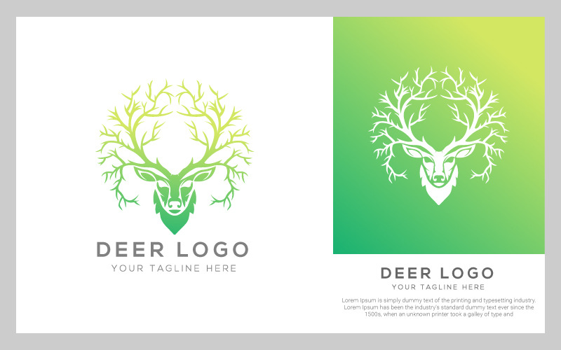 Download Шаблон логотипа "Deer Logo Template" / Deer Logo Template - Шаблон логотипа на тему графика animal,animals,big,brand,branding,buck,club,clubs,deer,deer head,exclusive,forest,hunt,hunting,jungle,modern,nature,rustic,stag,traditional