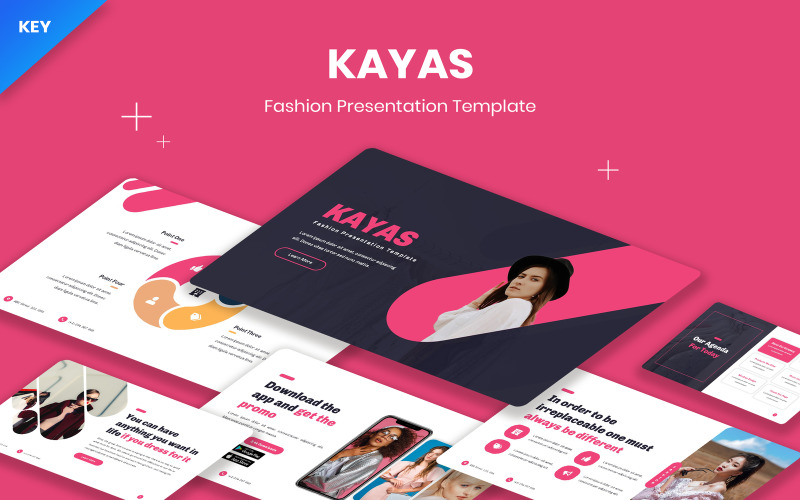 Kayas - Fashion - Keynote шаблон