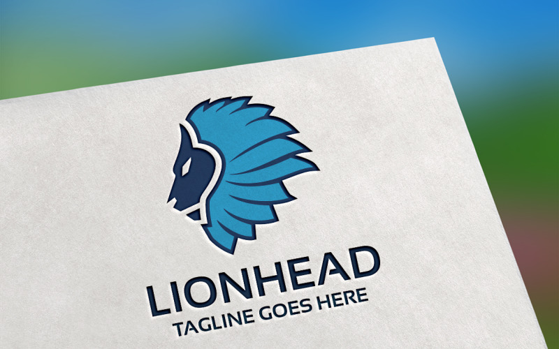 Download Шаблон логотипа "Lion Head Logo Template" / Lion Head Logo Template - Шаблон логотипа на тему графика animal,cat,creative,crest,digital,design,emblem,gear,king,king lion,lion,lion brand,lion head,lion king,lion logo,logo,mark,pixel,power,techno