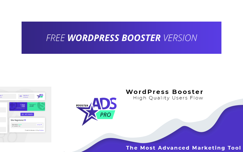 Ads Pro WordPress Eklentisinden Ücretsiz WP Booster