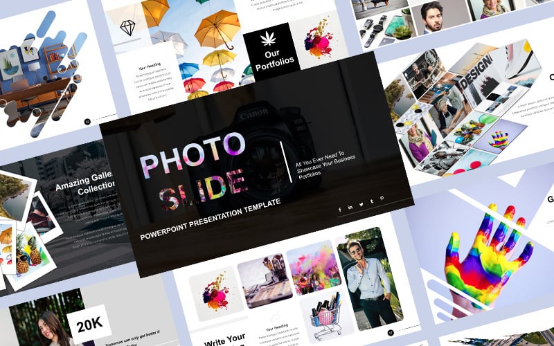 Photo Slide PowerPoint template