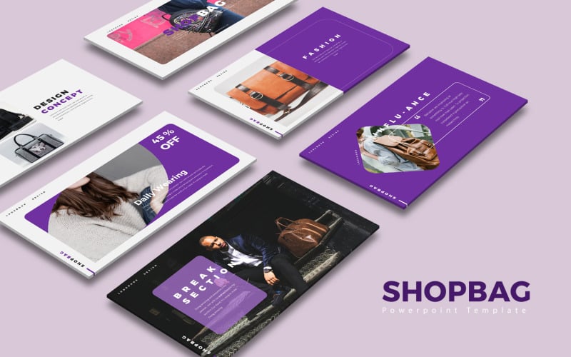 ShopBag 演示文稿 PowerPoint 模板