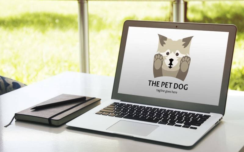 Die Pet Dog Logo Vorlage