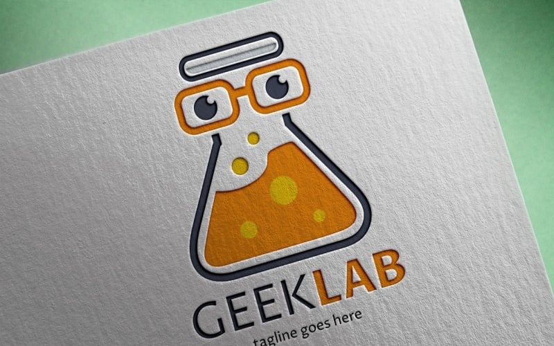 Geek Lab Logo Template