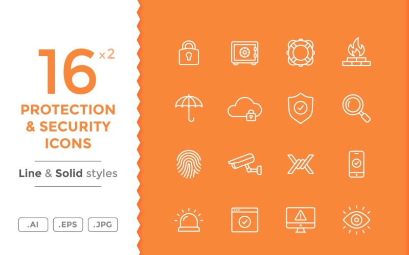 Protection Icon Set