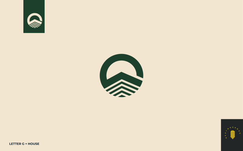 Download Шаблон логотипа "Letter G and House Combination Logo Template" / Letter G and House Combination Logo Template - Шаблон логотипа на тему графика geometric,modern,graphic,shape,roof,emblem,name,illustration,concept,brand,creative,building,realtor,contractor,structure,abstract,gletter,logotype,property,house