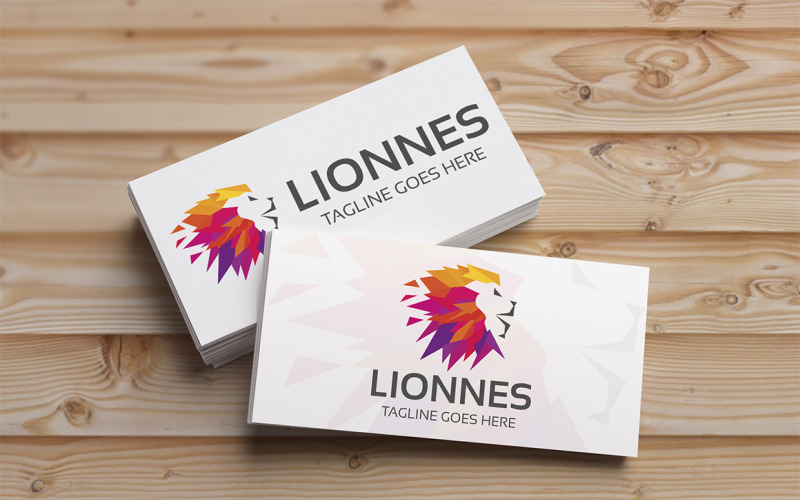 Lionnes logotyp mall