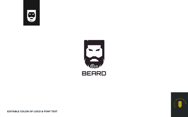Download Шаблон логотипа "Modern Stylish Beard Man Logo Template" / Modern Stylish Beard Man Logo Template - Шаблон логотипа на тему графика man,male,element,drawing,gentleman,label,character,vintage,portrait,emblem,set,white,person,elegant,background,barbershop,men,beardlogo,modern saloon