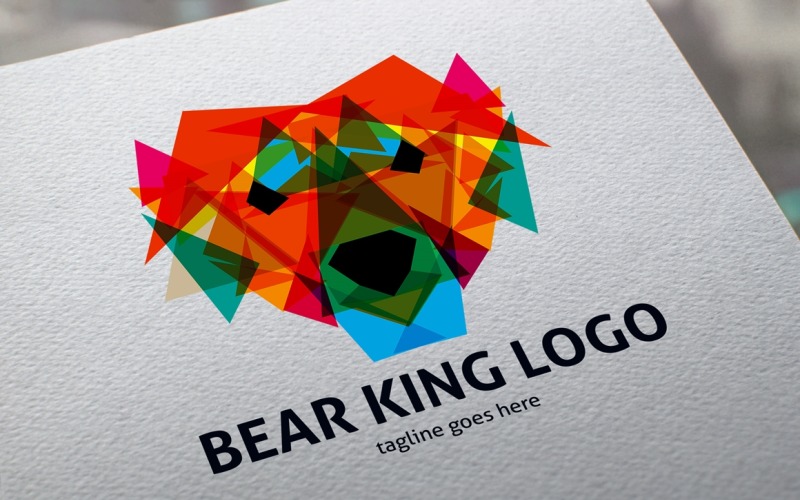 Download Шаблон логотипа "Bear King Logo Template" / Bear King Logo Template - Шаблон логотипа на тему графика app application,bear,bear head,bear logo,branding brand,brut,building build,classic,creative,crown,emblem,financial finance,grizzly,hunter,investment invest,king,logo,luxury crest,mark polar,