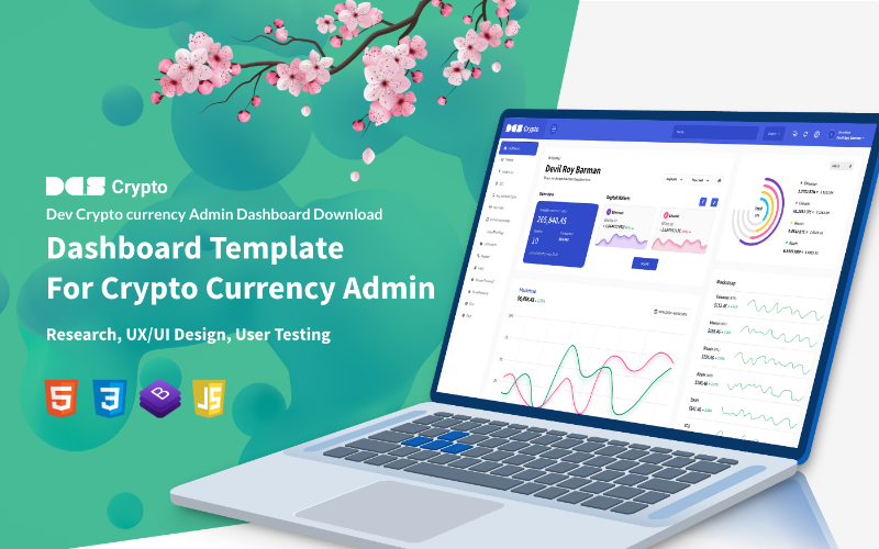 DCrypto CryptoCurrency Dashboard Admin Template