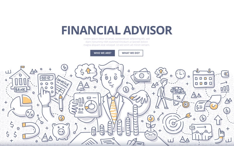 Download Vector "Financial Advisor Doodle Concept - Vector Image" / Financial Advisor Doodle Concept - Vector Image - Vector на тему графика vector,business,finance,agent,report,occupation,doodle,document,strategy,consultant,investment,financial,tax,concept,businessman,advisor,advice,analyzing,saving money,plan