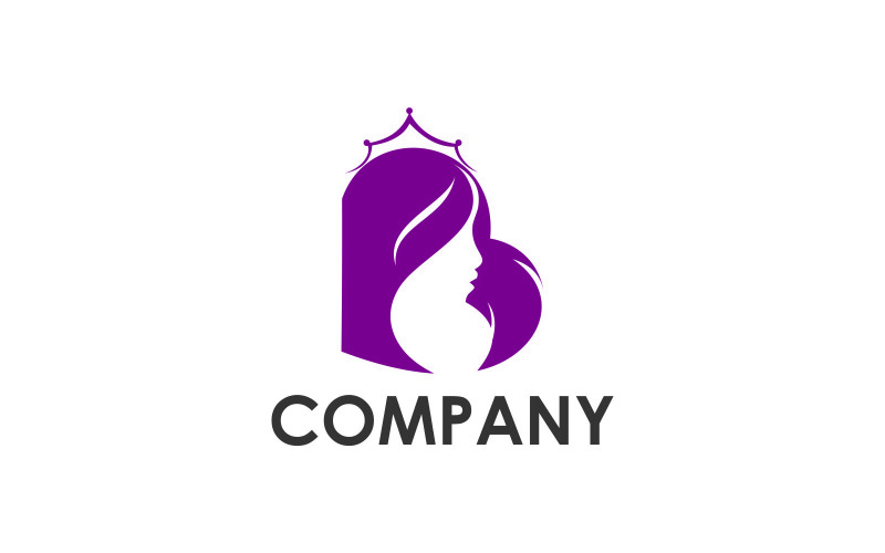 Modelo de logotipo de beleza