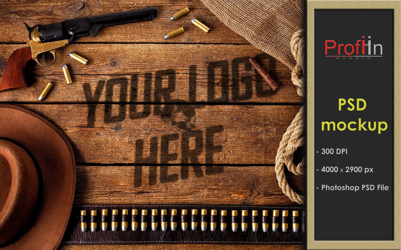 Download Мокап для продукта "Painted Cowboy Wood product mockup" / Painted Cowboy Wood product mockup - Мокап для продукта на тему графика logo,logos,template,psd,design,mockup,templates,fonts,business,creative,wood,cowboy,painted