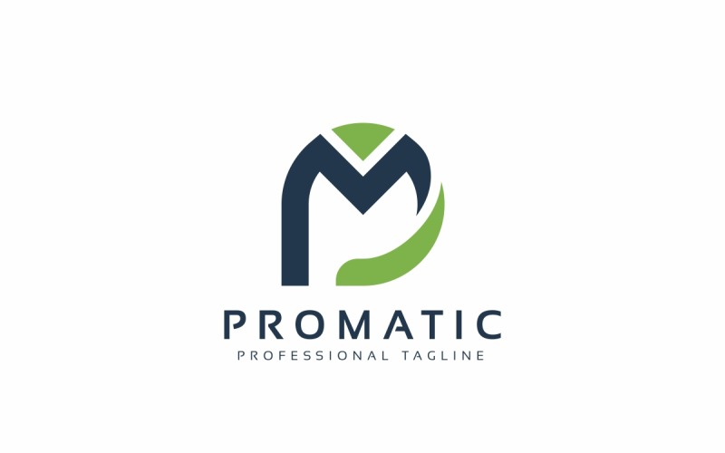 Promatic P Letter Logo Template #123633 - Templatemonster