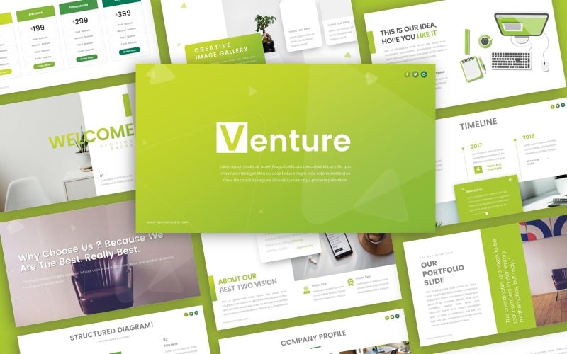 Modèle PowerPoint de présentation de démarrage d'entreprise