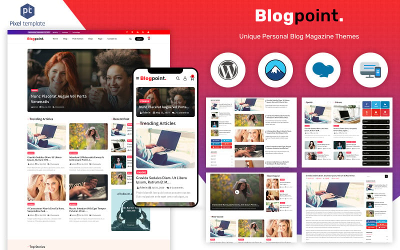 Blogpoint - Tema de WordPress para blogs y periódicos