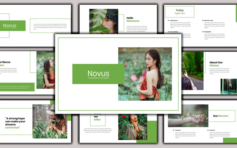 Novus-创意商务Google幻灯片
