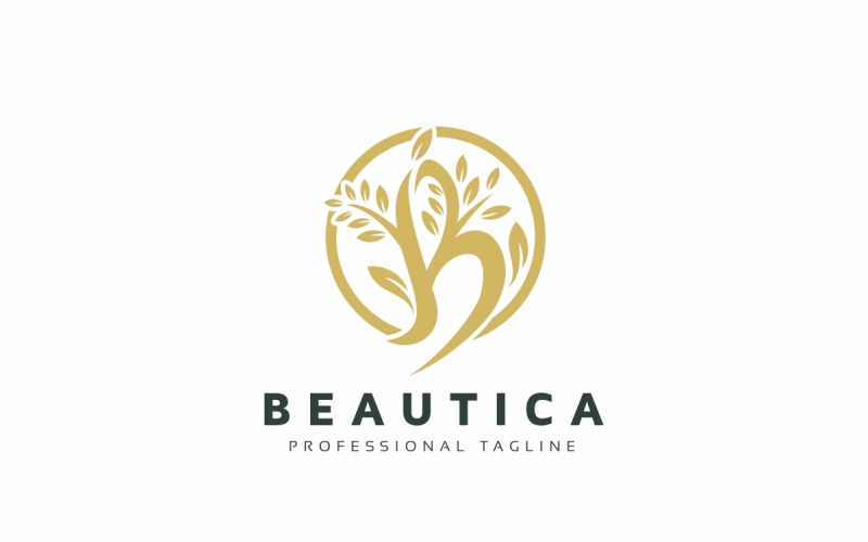 Download Шаблон логотипа "Beautica B Letter Leaves Logo Template" / Beautica B Letter Leaves Logo Template - Шаблон логотипа на тему графика b letter,b logo,bio,biologic,biological,biological food,blooming,botanical,botany,branding,eco,ecological,environment,food,green,health,healthy,herbs,leaf,leaves
