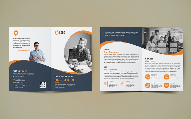Download Фирменный стиль "Business Bifold Brochure Design - Corporate Identity Template" / Business Bifold Brochure Design - Corporate Identity Template - Фирменный стиль на тему графика corporate,business,agency,company,brochure,brochure design,a4 brochure,bi,bifold,bifold brochure,print,marketing,template,us letter,design,2fold,print brochure,advertisement,advertising,consu