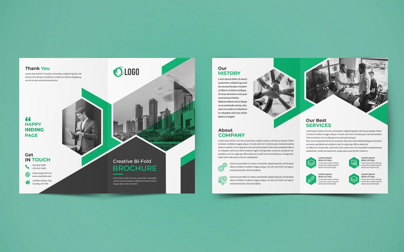 Download Фирменный стиль "Business Bifold Brochure Design - Corporate Identity Template" / Business Bifold Brochure Design - Corporate Identity Template - Фирменный стиль на тему графика corporate,business,agency,company,brochure,brochure design,a4 brochure,bi,bifold,bifold brochure,print,marketing,template,us letter,design,2fold,print brochure,advertisement,advertising,consu